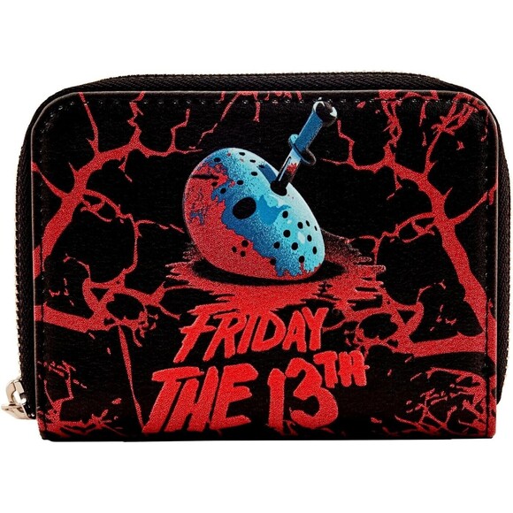 Loungefly Halloween: Friday the 13th Jason Cosplay Wallet Horror NWT - Picture 1 of 6